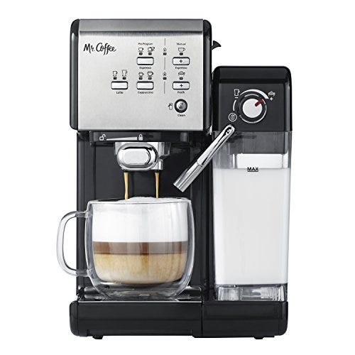 One-Touch CoffeeHouse Espresso Maker and Cappuccino Machine