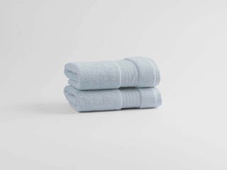 100% Organic Cotton Turkish Dobby Design Hand Towels (Pair)