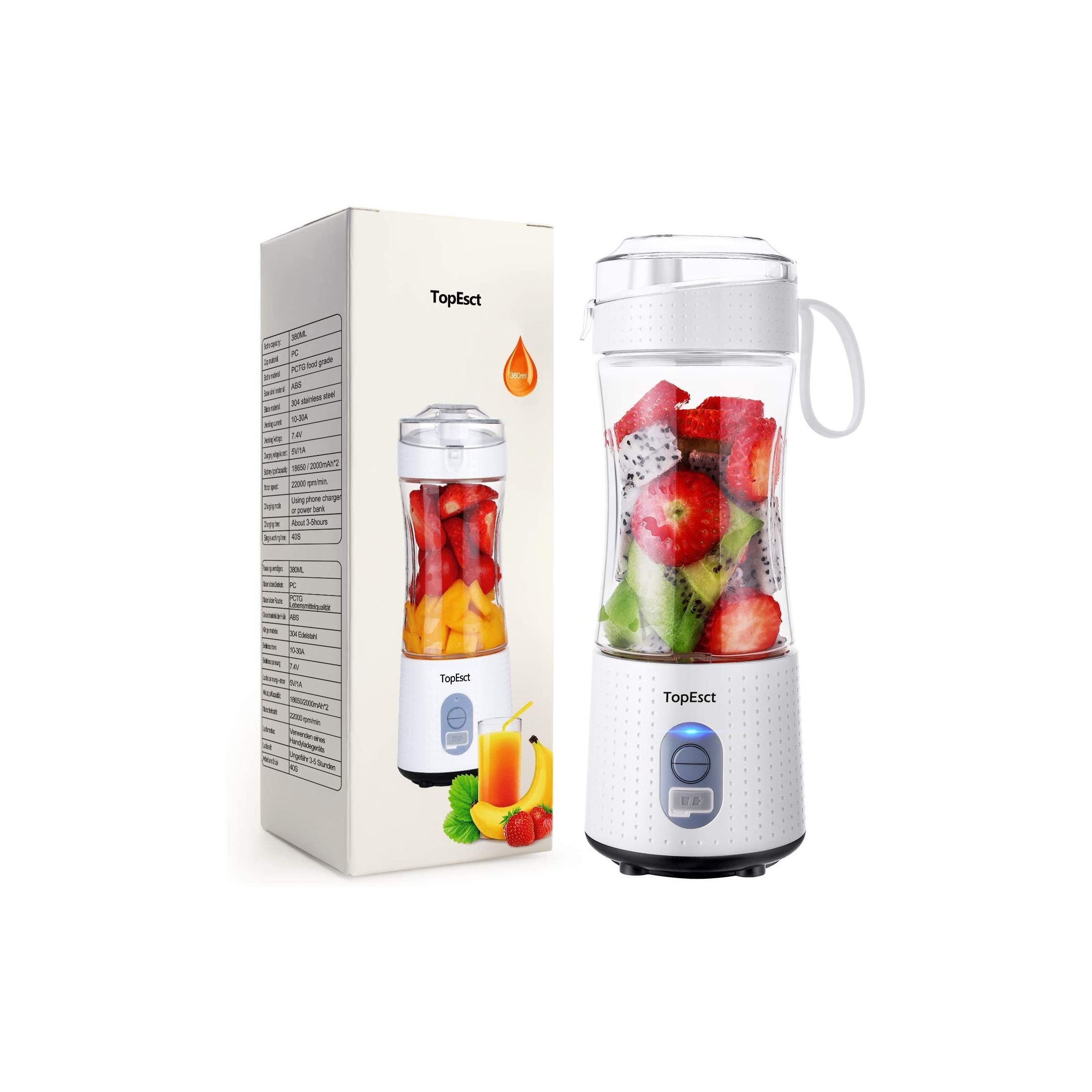 Personal Blender Portable Blender for Smoothies and Shakes Handheld Electric 
