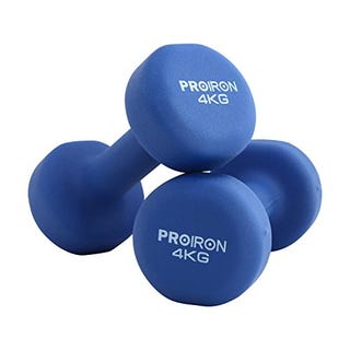 PROIRON Neoprene 4kg Dumbbells