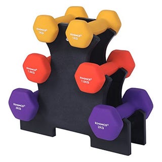 SONGMICS Women's Set of Dumbbells 