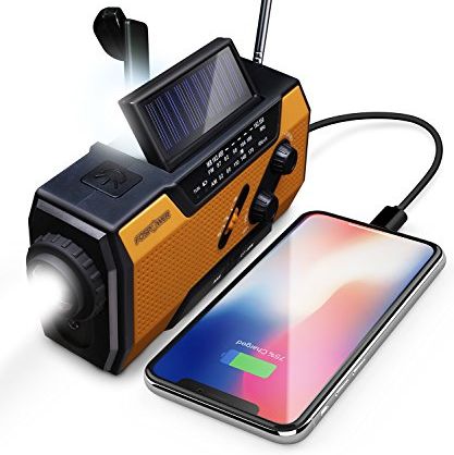 Emergency Solar Hand Crank Portable Radio