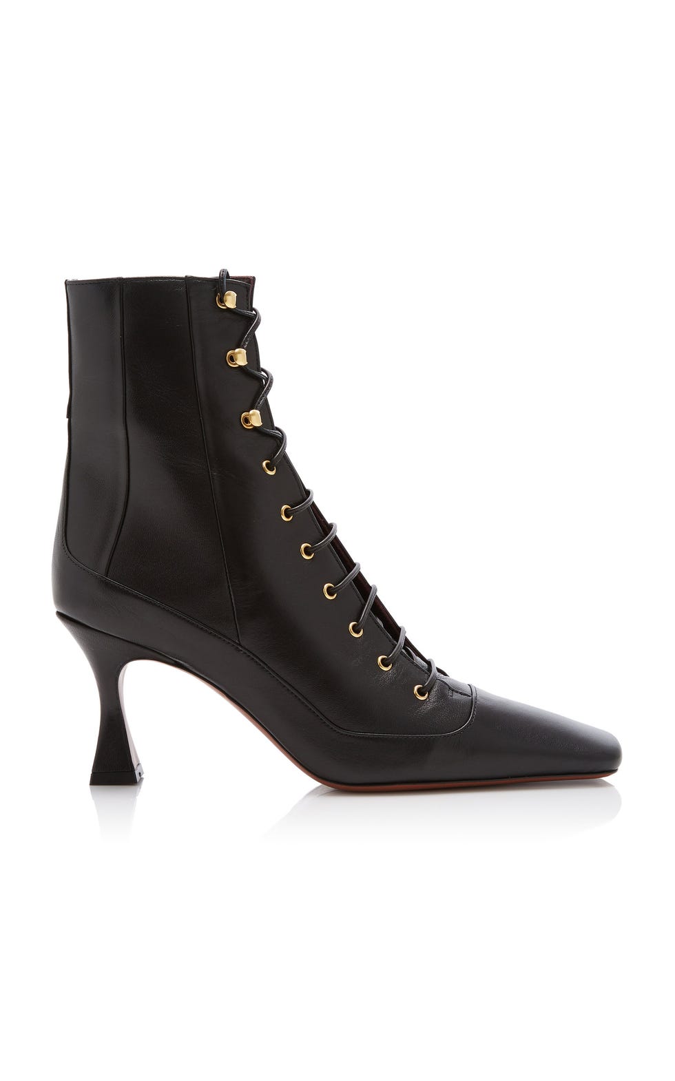 Duck Lace-Up Leather Boots