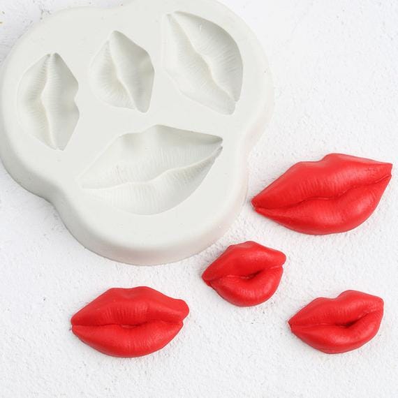 3-D Sexy Lips Silicone Mold