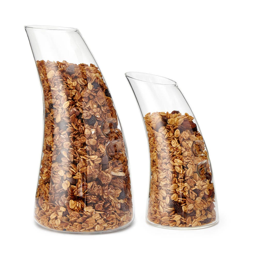 Hands Out Snack Carafes