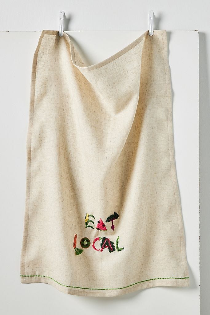 Eat Local Dish Towel