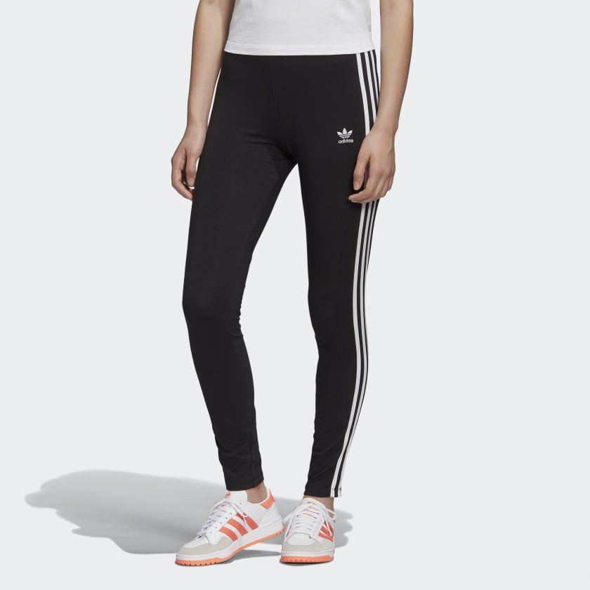 adidas striped leggings outfit