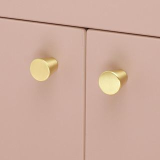 Tapered Solid Brass Cabinet Knobs