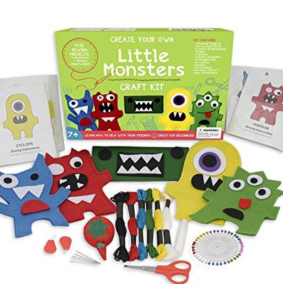 Little Monsters Sewing Kit for Kids 