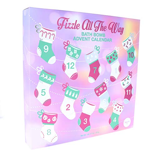 Fizzle All The Way Bath Bomb Advent Calendar