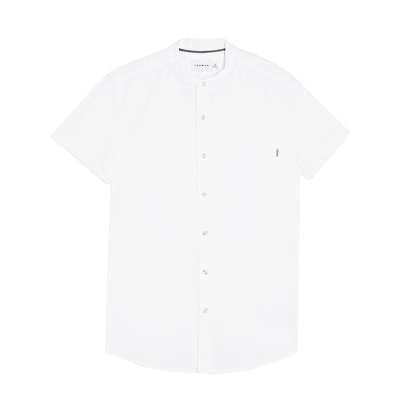 Oxford Short Sleeve Button-Up Shirt