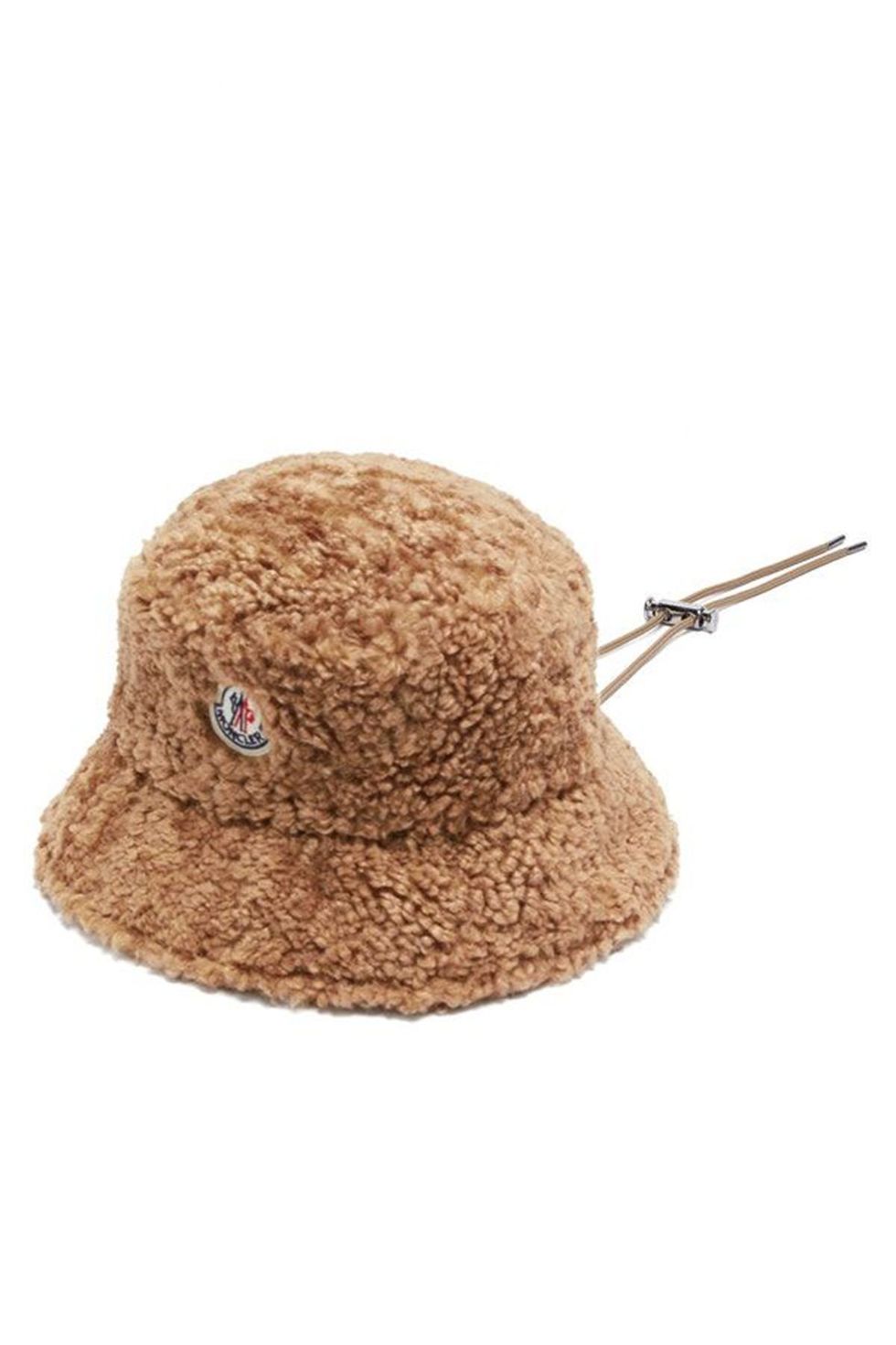 Toggle Ties Faux-Shearling Bucket Hat