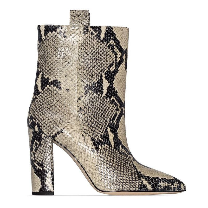Snake-Effect 100mm Ankle Boot