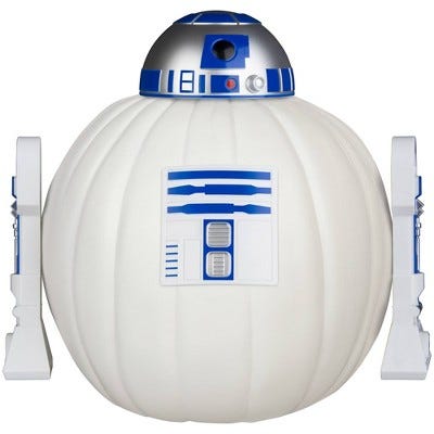 Star Wars R2-D2 Droid Halloween Pumpkin Push-In Decorating Kit