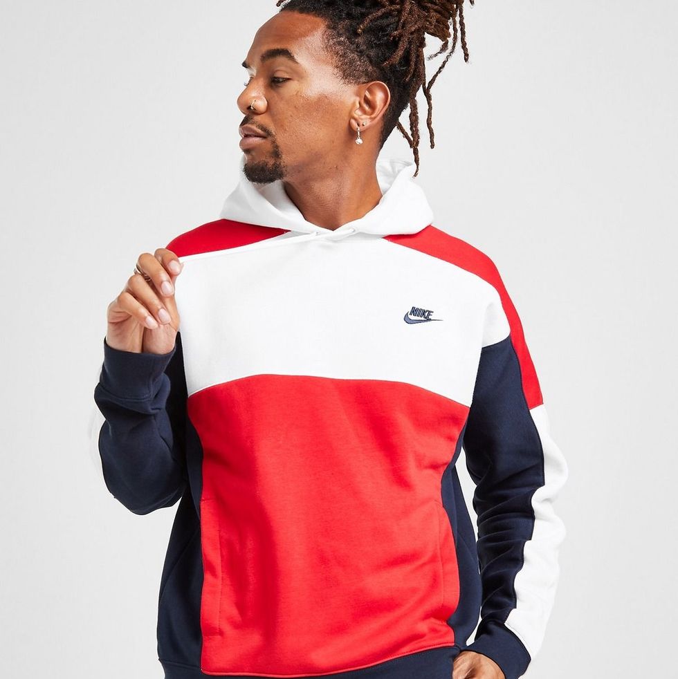 Nike reissue colour-block hoodie