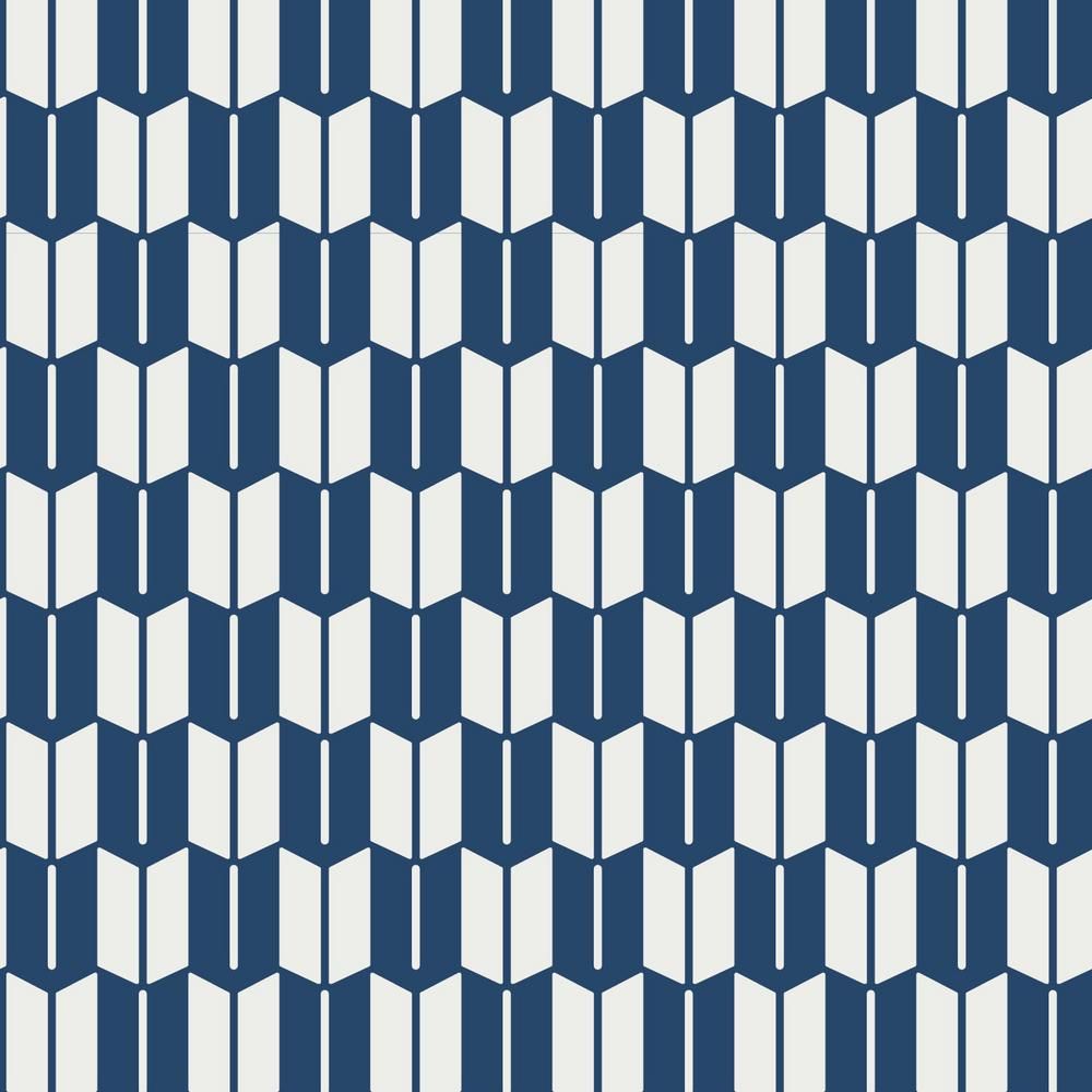 Arrow in Denim Removable and Repositionable Wallpaper