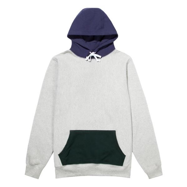 Colour-block hoodie