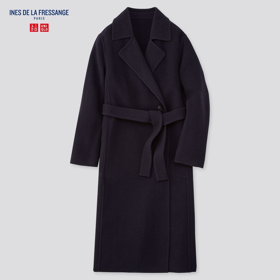 Wool-Blend Double Faced Coat 