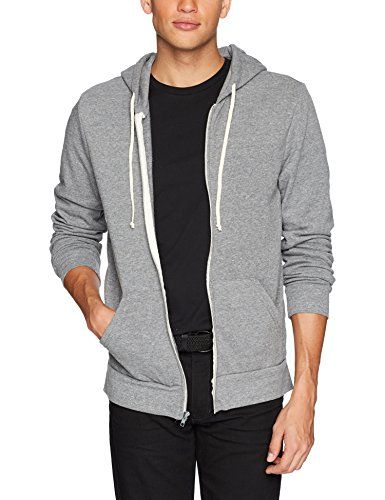 Rela Bota Mens Casual Athletic Hoodie Full-Zip Hooded Jacket Slim Fit Sweatshirt
