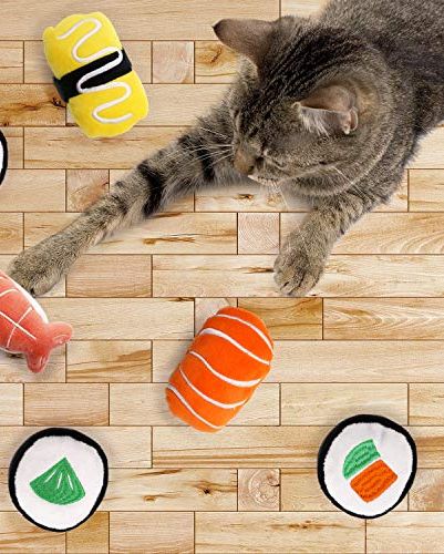 Ciyvolyeen Sushi Cat Toys 