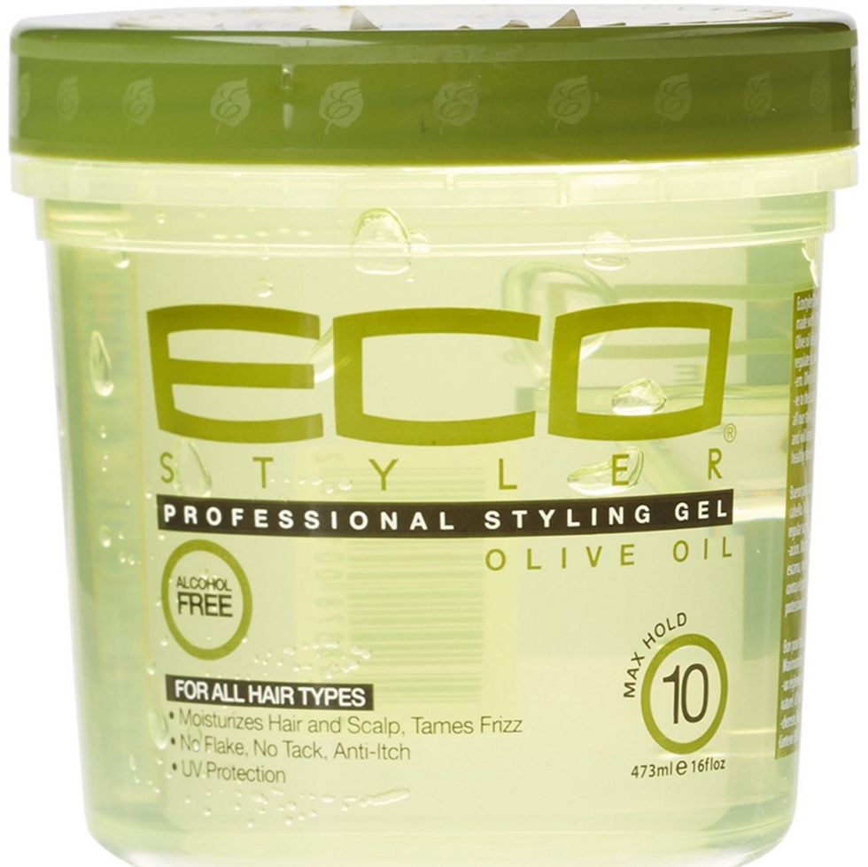  Eco Style ECOCO Style Gel Olive Oil-100% Pure Olive Oil-Adds  Shine And Tames Split Ends-Weightless Style-Nourishes And Repairs-Adds  Moisture To The Scalp-Superior Hold-Healthy Shine-16 Oz : Hair Styling Gels  