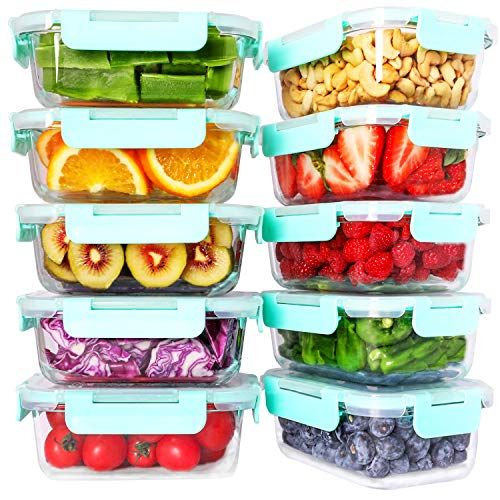 Prep Naturals, Glass Food Storage Containers, Meal Prep Containers 13 Packs