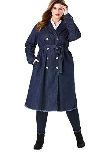 plus size trench coat