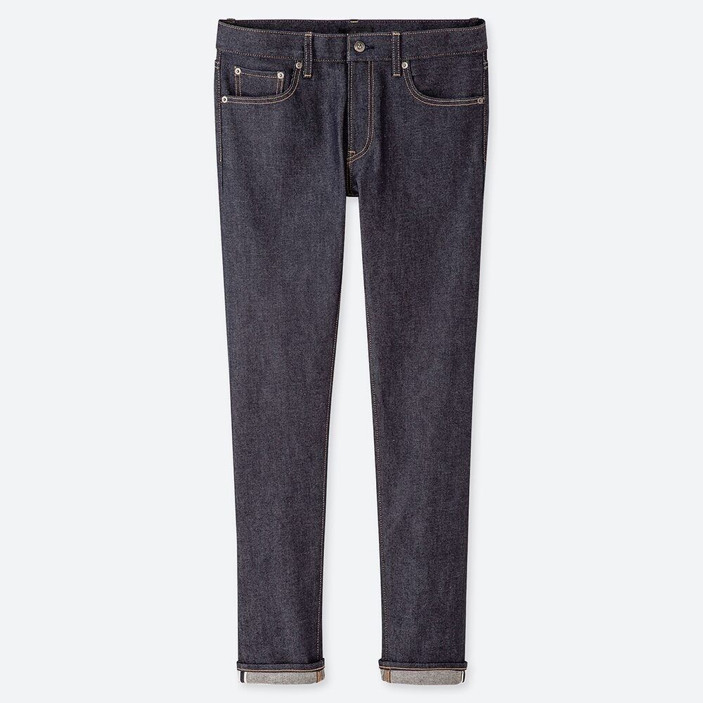 stretch slim fit tapered jeans