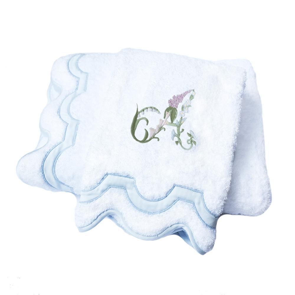 Floral Alphabet Mirasol Hand Towel
