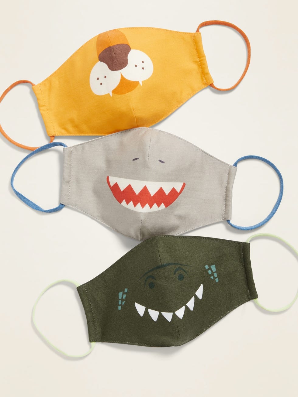 Critter Face Masks With Laundry Bag