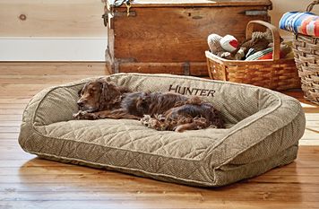 Orvis ComfortFill-Eco™ Bolster Dog Bed