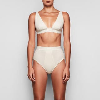 Cotton Plunge Bralette