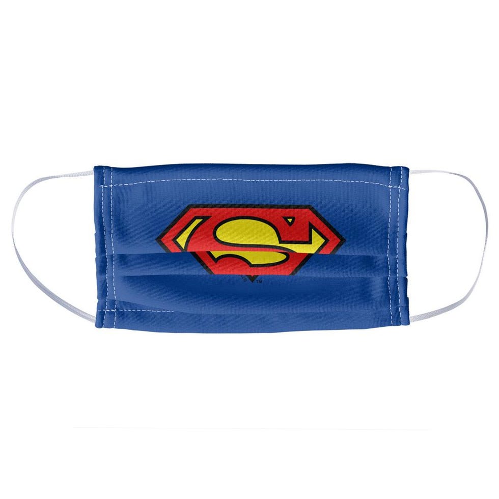 Superman Classic S Shield Logo Face Mask