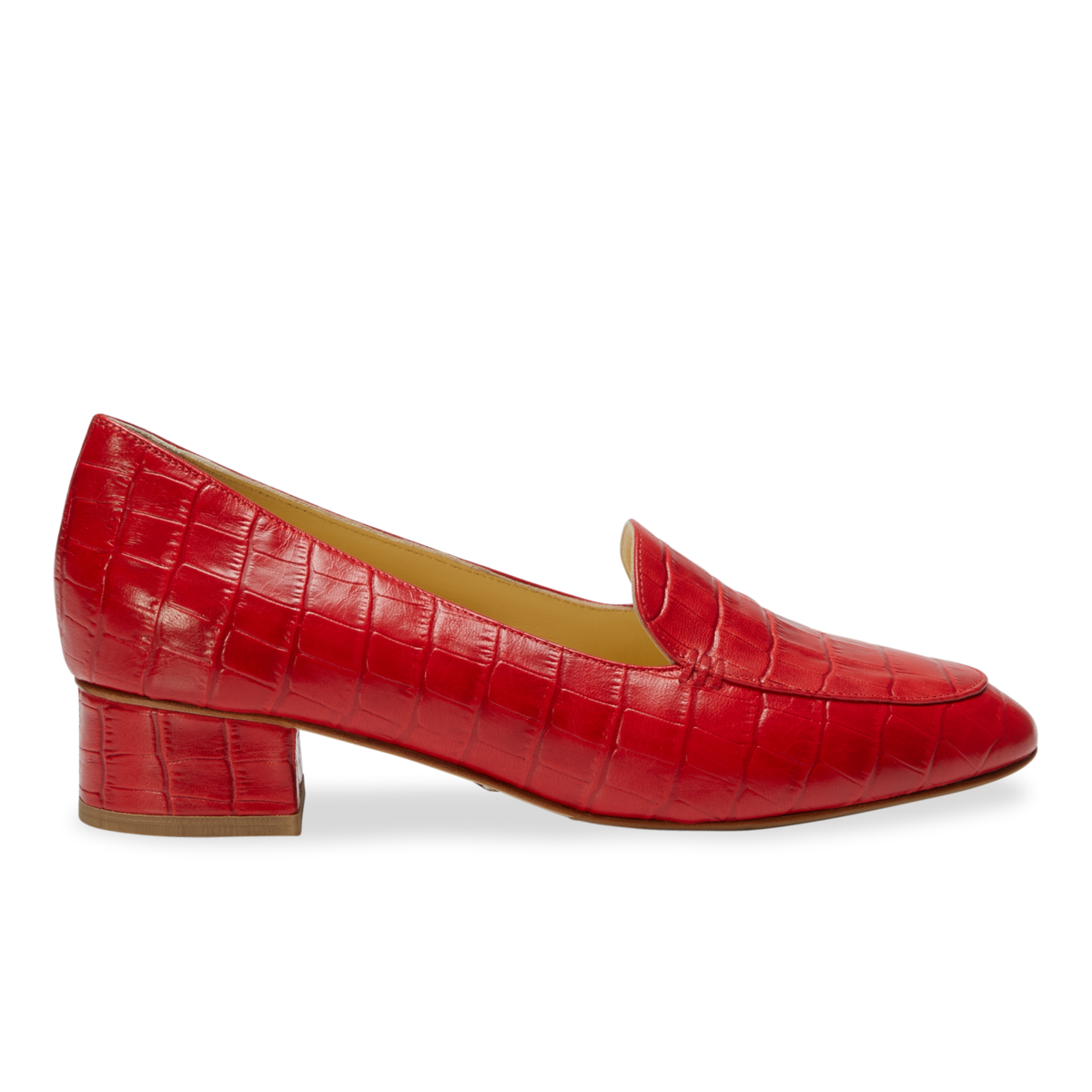 red under heel shoes