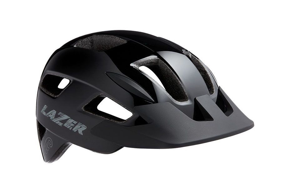 black youth bike helmet