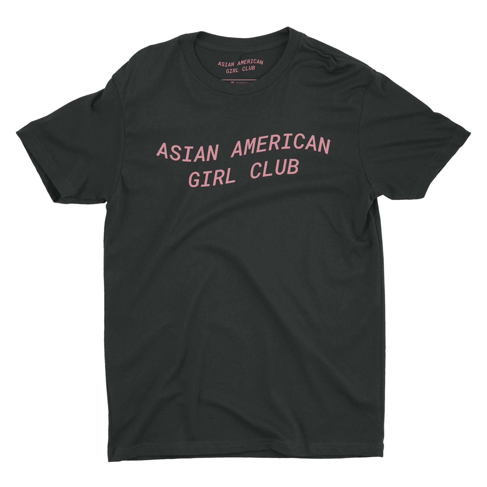 Asian American Girl Club (Unisex Black Tee)