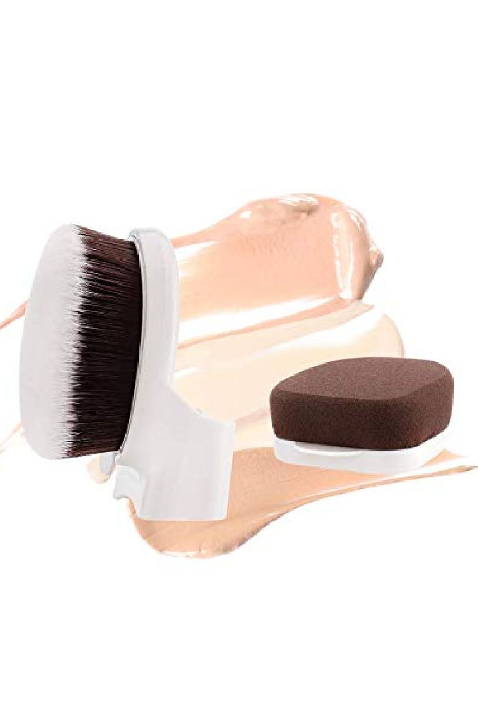 Yubi Beauty Makeup Brush and Cosmetic Sponge Duo