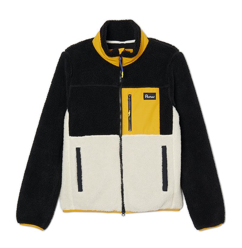 men's mountain classic colorblock fleece pullover