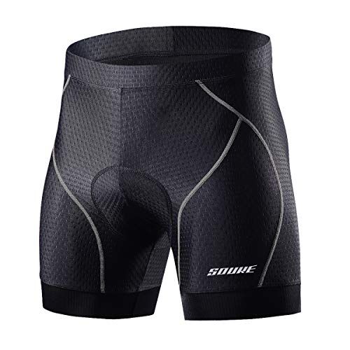 slip antiscivolo Cool-max Quick Dry con collant assorbenti Pantaloncini da ciclismo da uomo imbottiti per mountain bike 