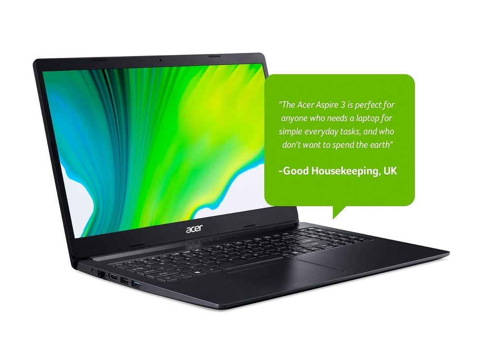 Acer Aspire 3 15.6 Inch FHD A4 4GB 1TB Laptop - Black