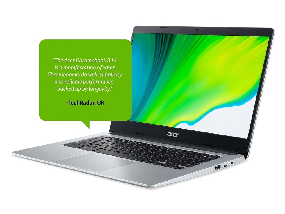 Acer 314 14in Celeron 4GB 32GB Chromebook - Pure Silver