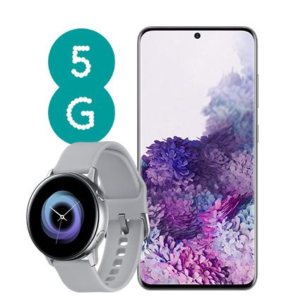 Get a free Galaxy Watch Active with this EE Samsung Galaxy S20 5G deal