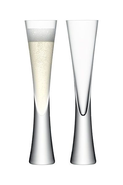 funky champagne glasses