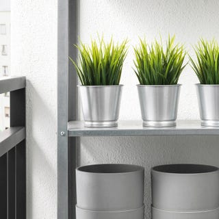 BINTJE Galvanized Plant Pot BINTJE Galvanized Plant Pot
