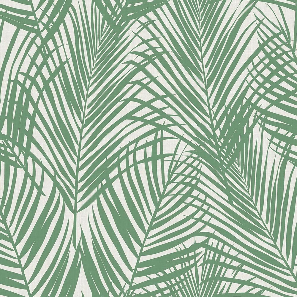 Fifi Green Palm Frond Wallpaper 