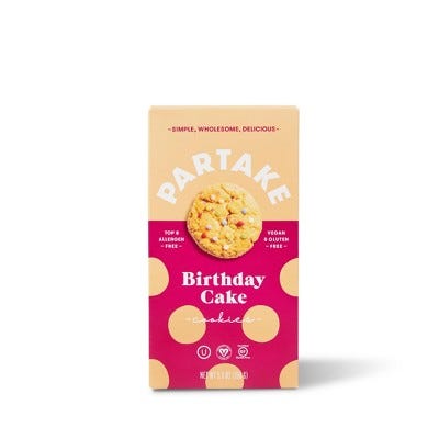 Partake Birthday Cake Cookies