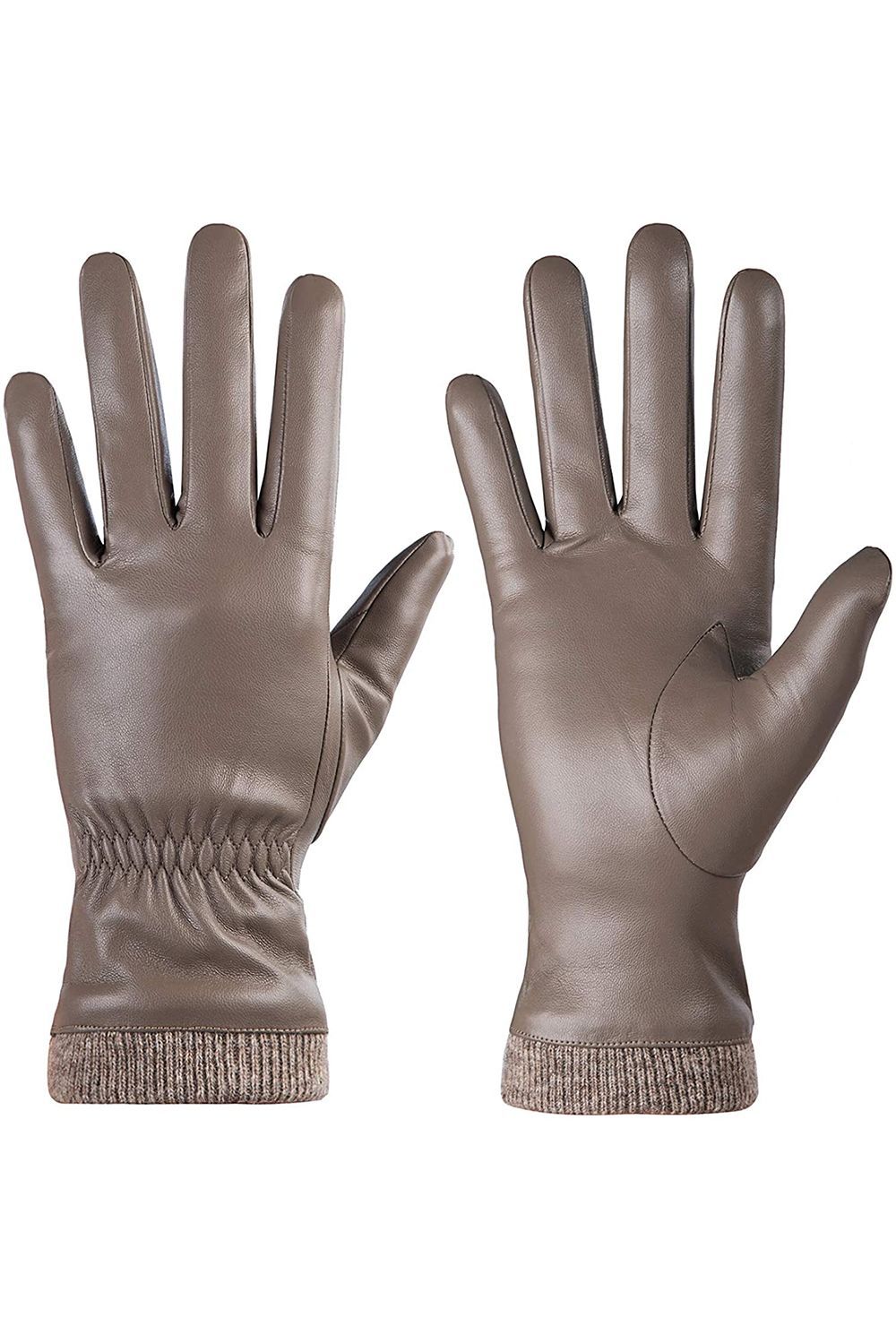 Winter Ladies' Dress Gloves #18N Leather Gloves Hand Warmer XL Woman's Gloves 