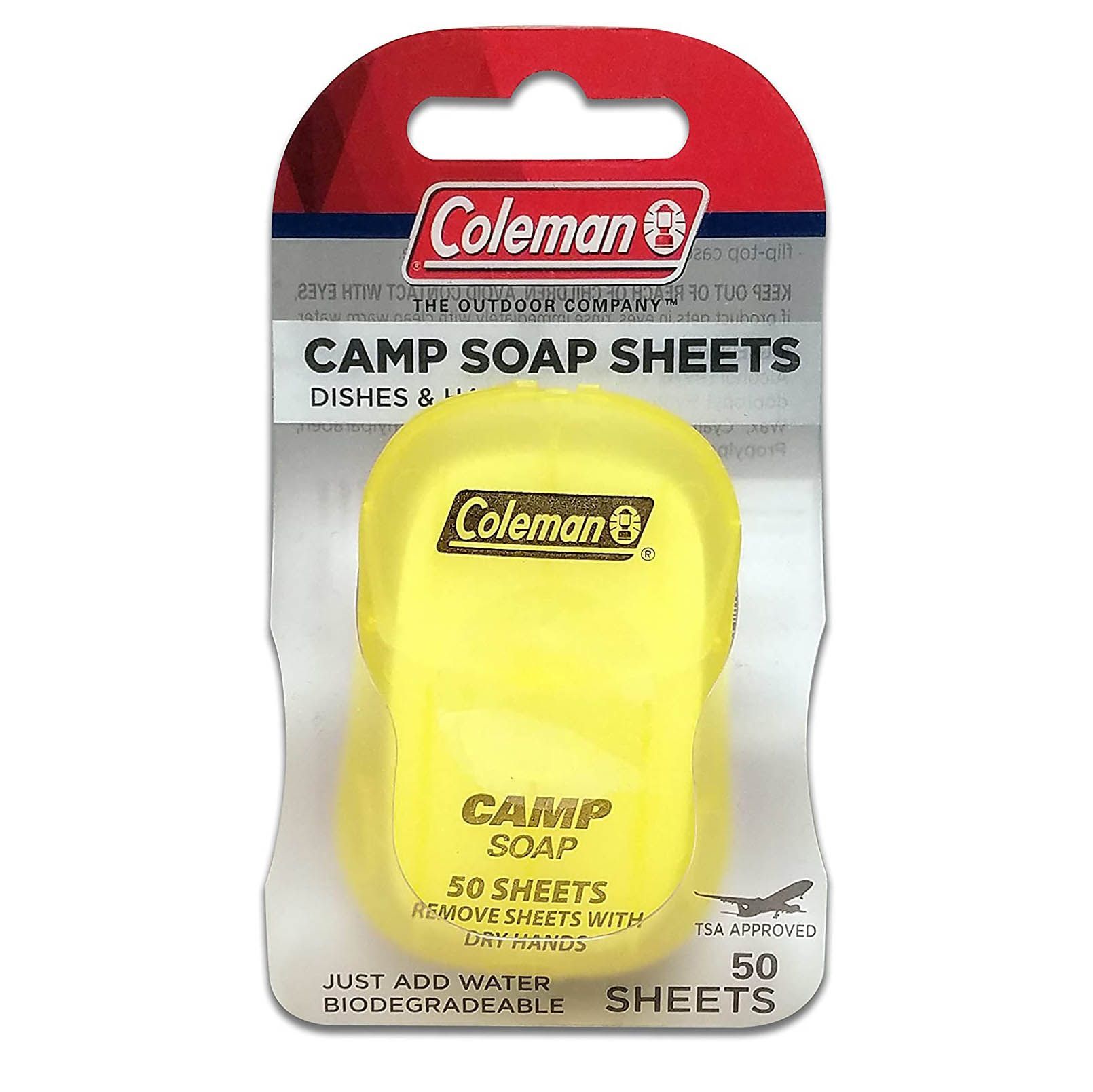 Dish and Hands Camp Soap Sheets (50 Sheets)