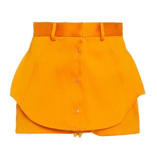 Paneled Mini Shorts