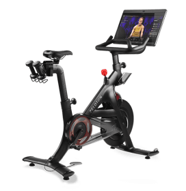 Naspaluro Exercise Bike Stationary Bikes for Exercise & fitness Home Gyms,Peloton Bike with Adjustable Seat&Handlebar/Phone Holder/Heart Moniter/LCD Monitor 